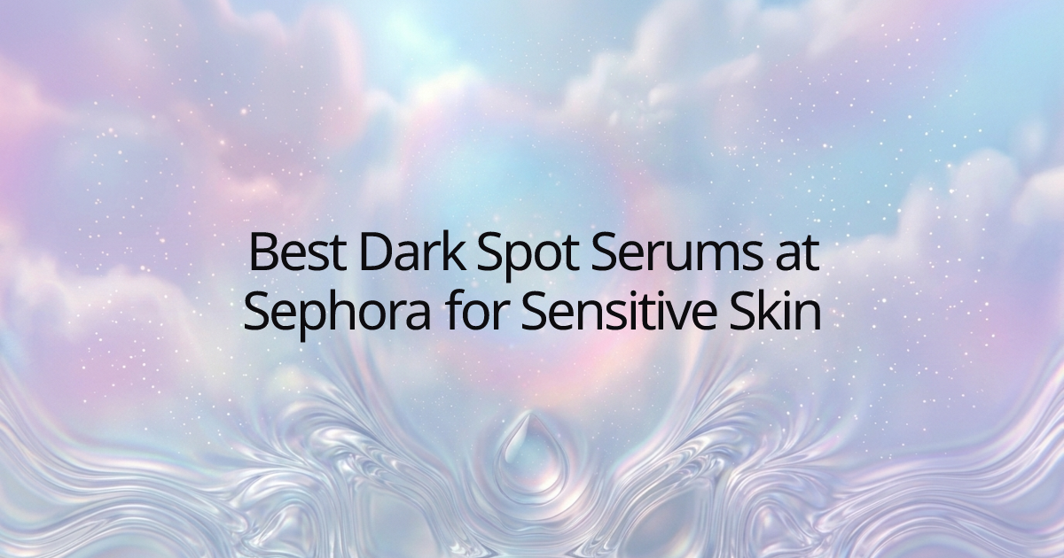 Best Dark Spot Serums at Sephora for Sensitive Skin