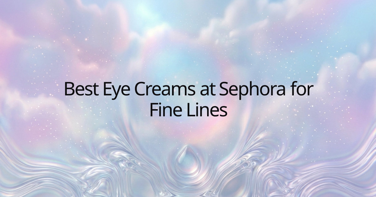 Best Eye Creams at Sephora for Fine Lines