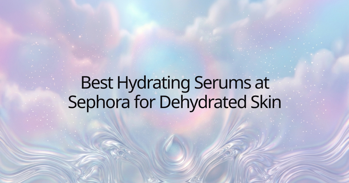 Best Hydrating Serums at Sephora for Dehydrated Skin