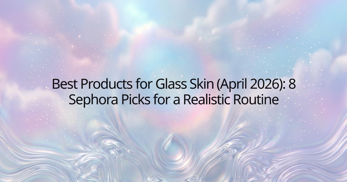 Best Products for Glass Skin (April 2026): 8 Sephora Picks for a Realistic Routine