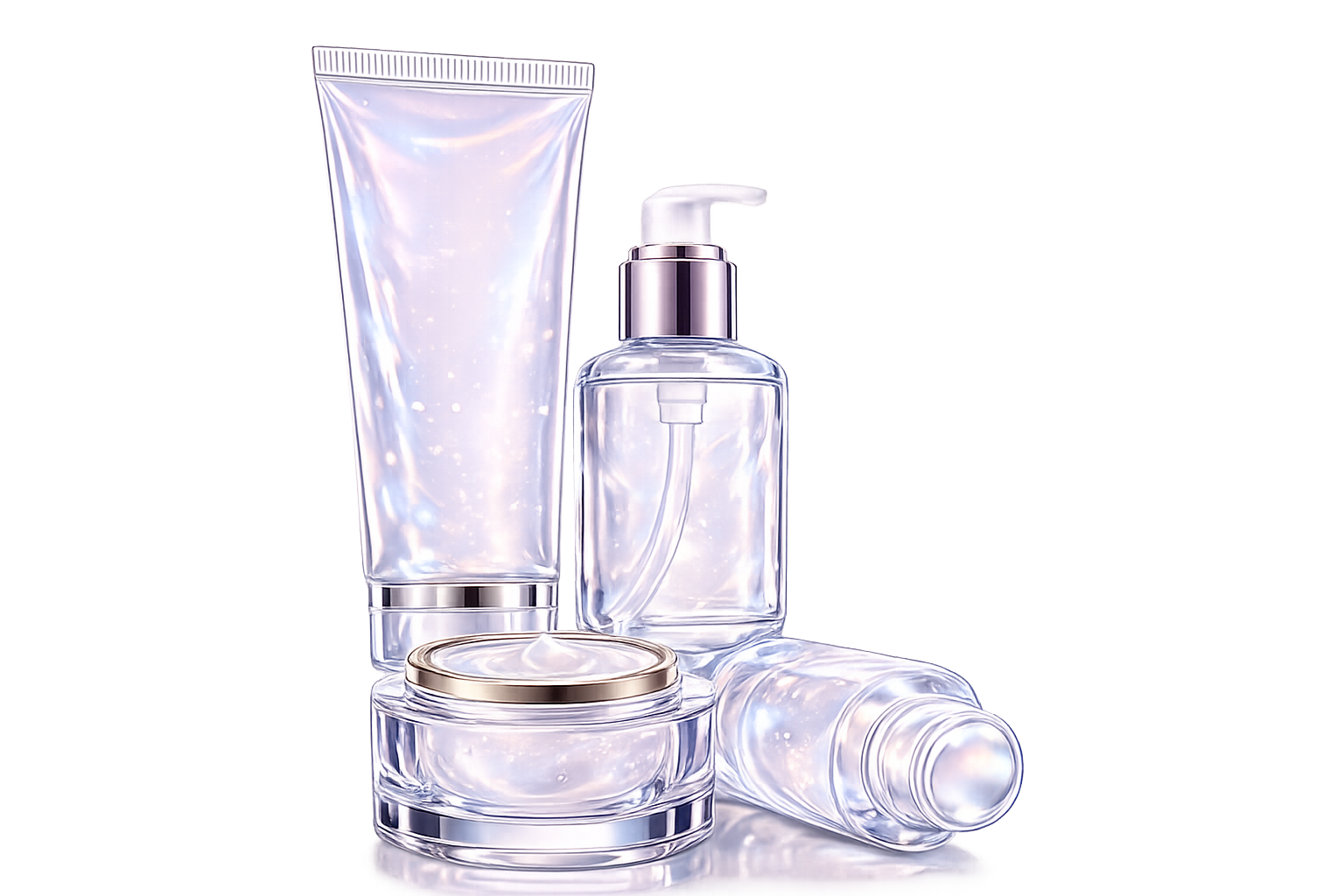 Skincare product shelf tracking screen